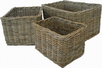 Glenweave Rattan Rectangular Basket - Small Baytree Interiors > Baskets