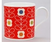 Linear Stem Poppy Mug Red Baytree Interiors > Orla Keily