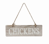 Wooden Chicken Sign