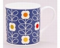 Linear Stem Poppy Mug Blue